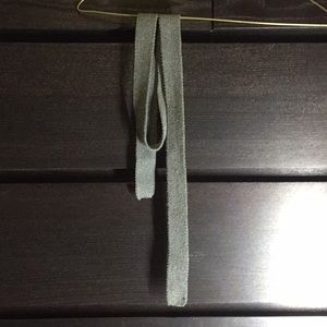 *VINTAGE* Square Tip Mens Tie Gray Mad Men Style